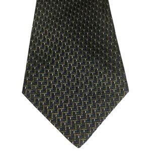 BUGATTI Tie, 100% Imported Italian Silk, Geo, Extra Long Tie, Made in USA